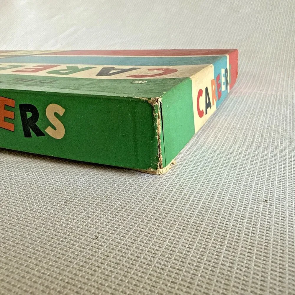 Vintage 1955 Careers The Game By Parker Brothers Board Game